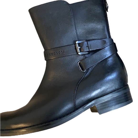 Blondo Zena Black Leather Waterproof Ankle Booties size 6M - Picture 14 of 14